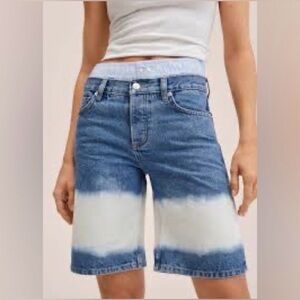 Mango Bermuda Low Waist Shorts. Size 36